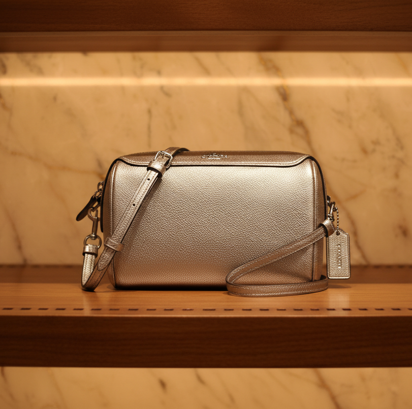COACH BENETTE MICRO - PLATINUM GOLD