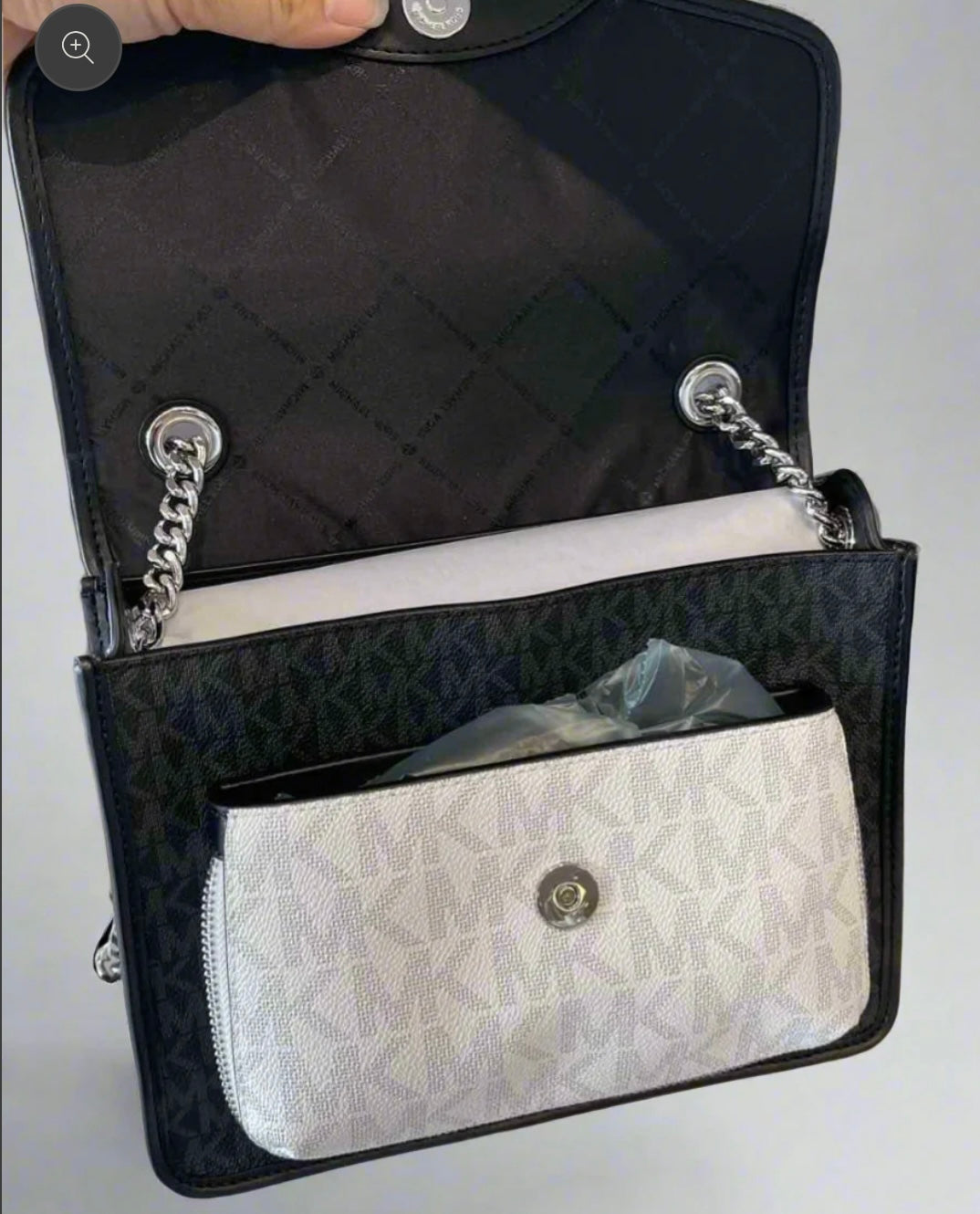 MICHAEL KORS REGINA MEDIUM FLAP CONVERTIBLE CHAIN SHOULDER BAG/CROSSBODY
