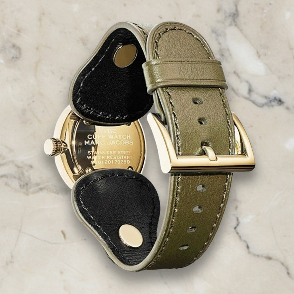 MARC JACOBS CUFF LEATHER WATCH