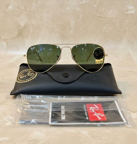 نظارات راي بان أفياتور الشمسية - مقاس صغير جدًا - للوجه النحيف والضيق فقط