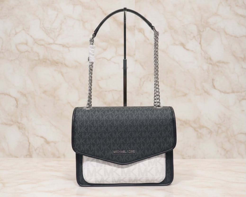 MICHAEL KORS REGINA MEDIUM FLAP CONVERTIBLE CHAIN SHOULDER BAG/CROSSBODY