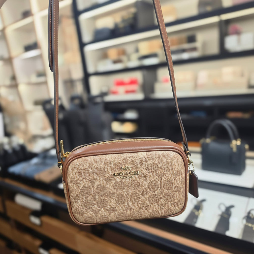 COACH MINI JAMIE - SALE‼️ WITH A TINY PEEL OFF IN FRONT - CAMERA BAG/CROSSBODY
