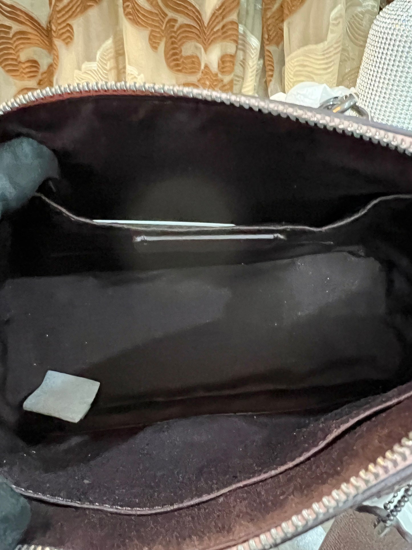COACH MINI SIERRA SATCHEL - METALLIC DARK BLUSH