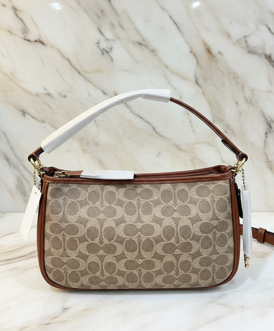 COACH CARY SHOULDER BAG/CROSSBODY BAG IN SIGNATURE CANVAS