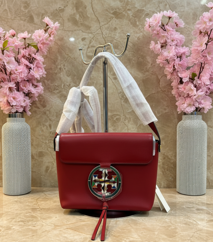 TORY BURCH MILLER STAINED GLASS LEATHER CROSSBODY