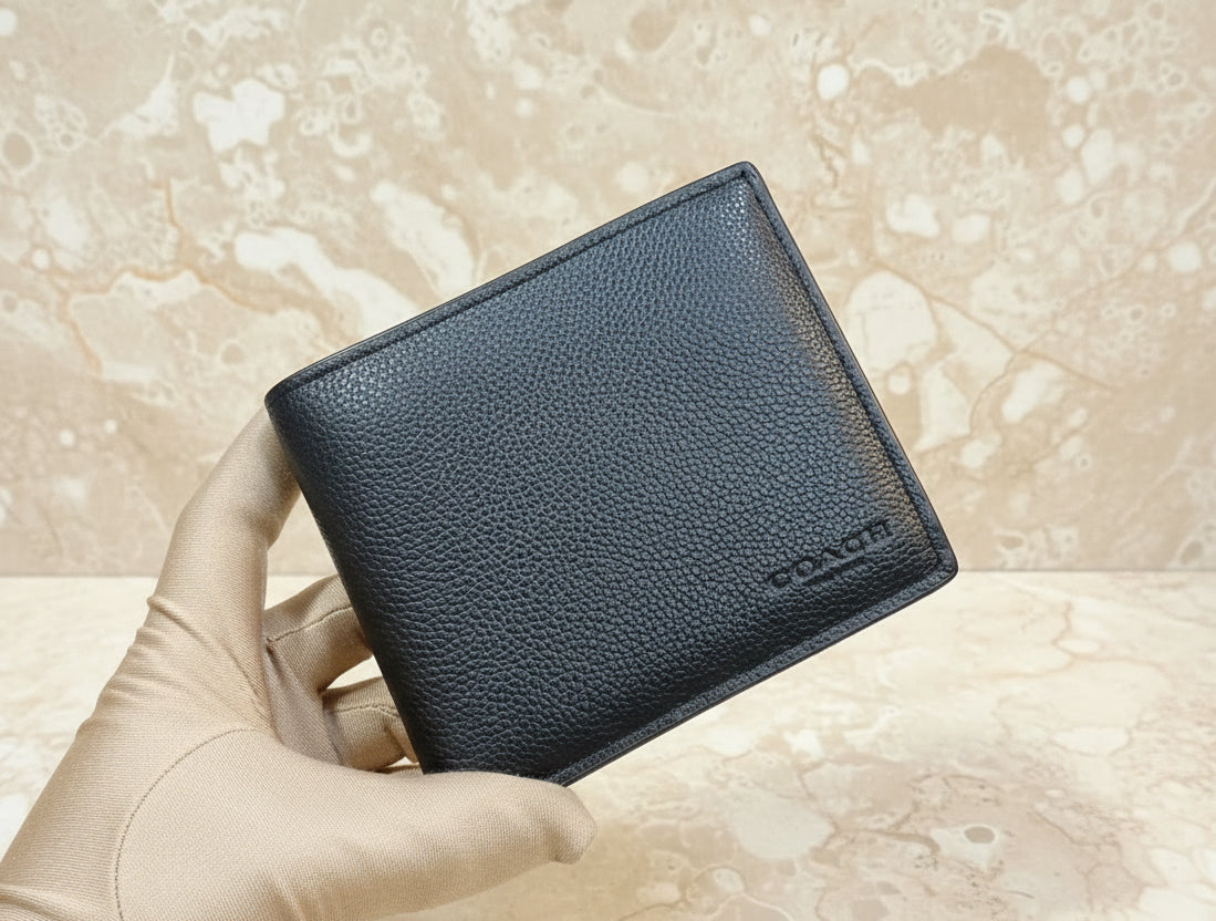 COACH MEN’ S 3 in 1 BIFOLD - BLACK