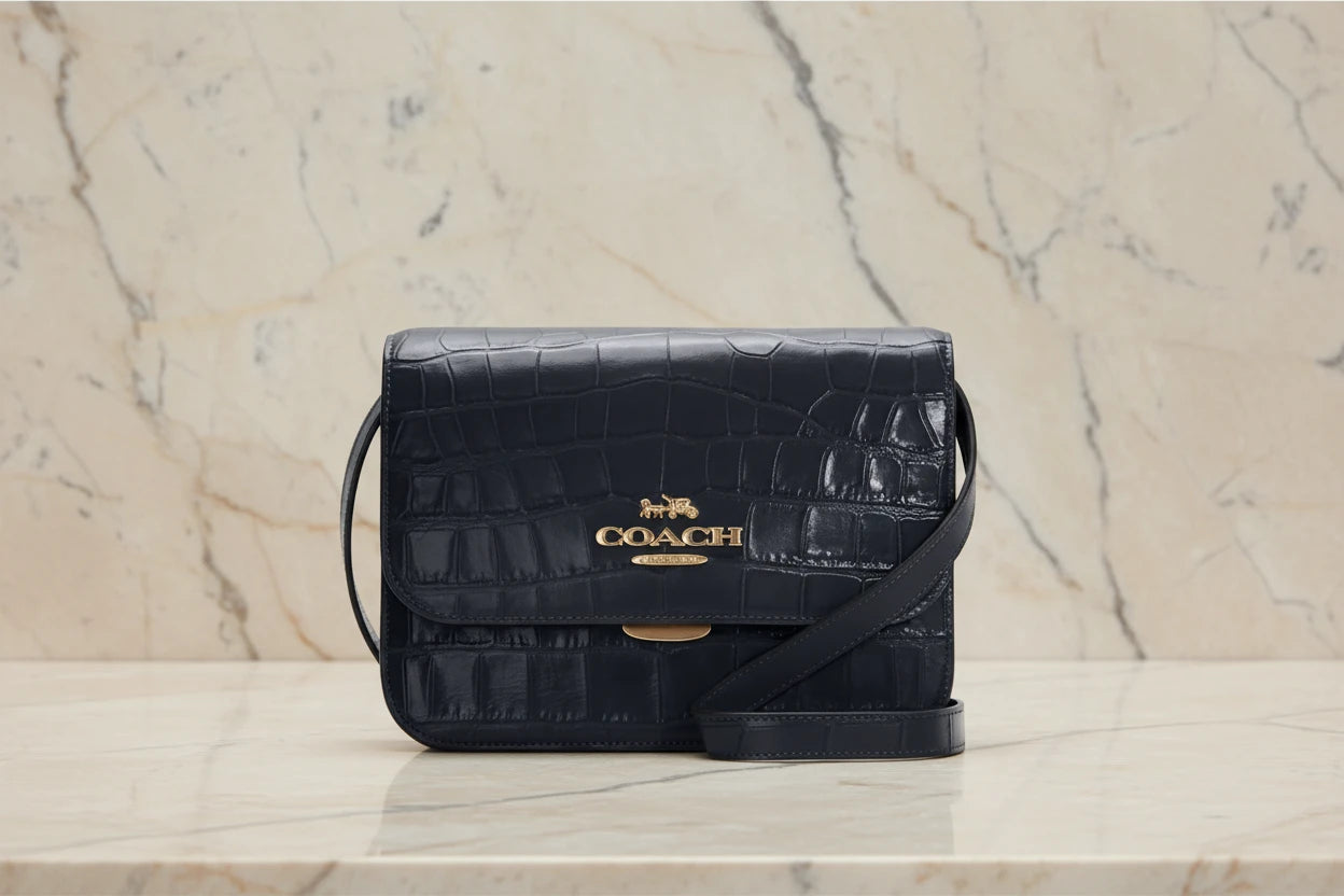 COACH BRYNN FLAP CROSSBODY - MIDNIGHT NAVY