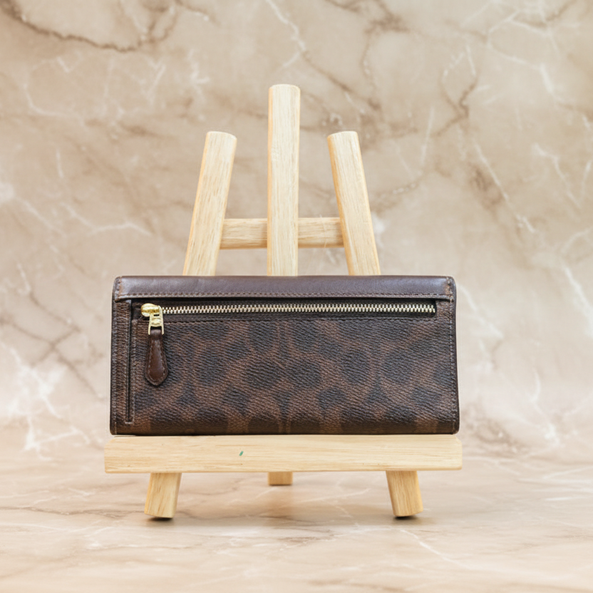 SALE‼️COACH MILA LONG SLIM FLAP WALLET ( FR. BOUTIQUE STORE - DISPLAY ITEM )