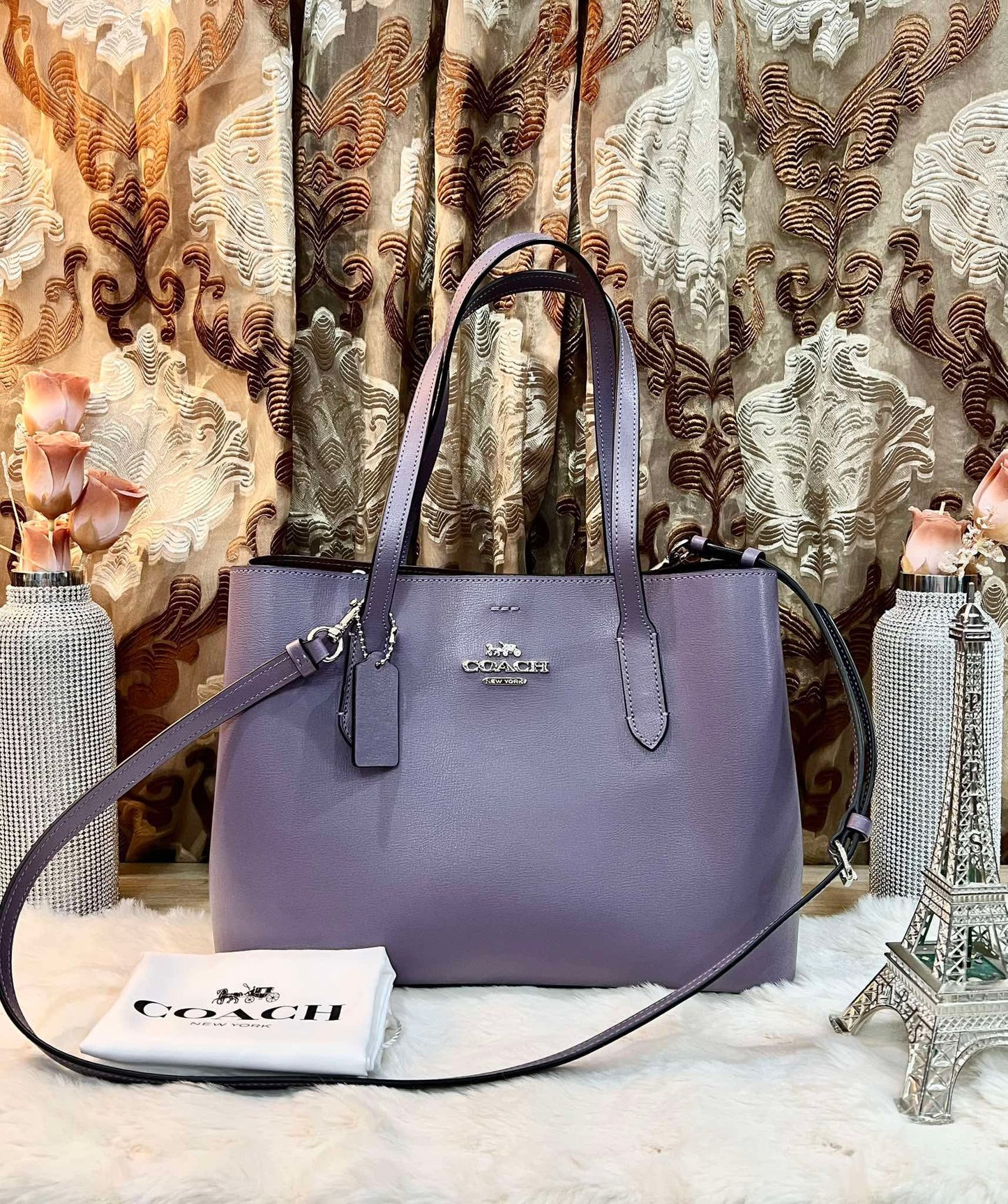 COACH AVENUE CARRYALL - DUSTY/LAVENDER COLOR