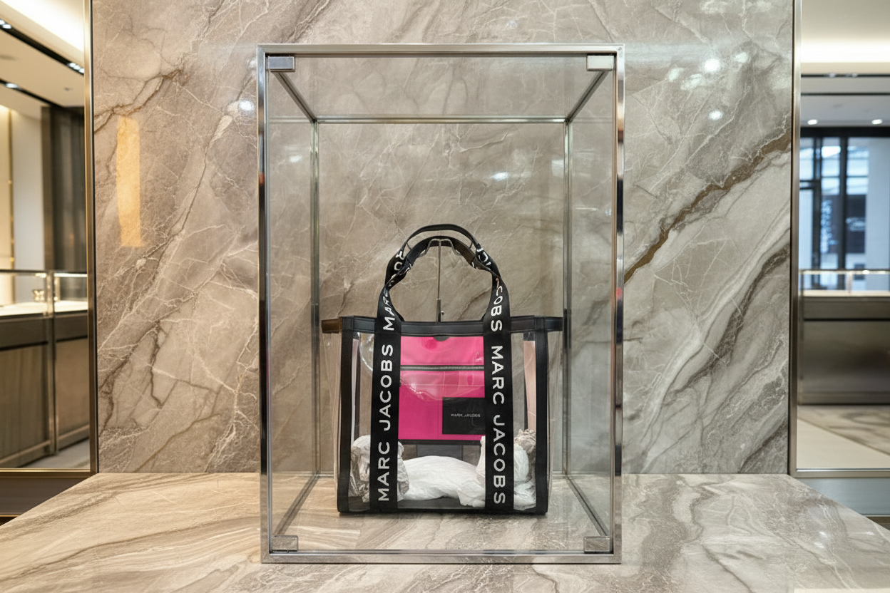 MARC JACOBS CLEAR TOTE - LARGE