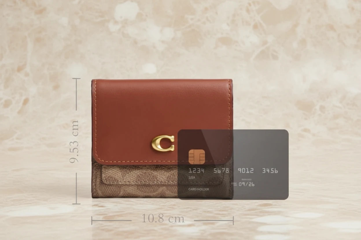 COACH MILA SMALL TRIFOLD WALLET