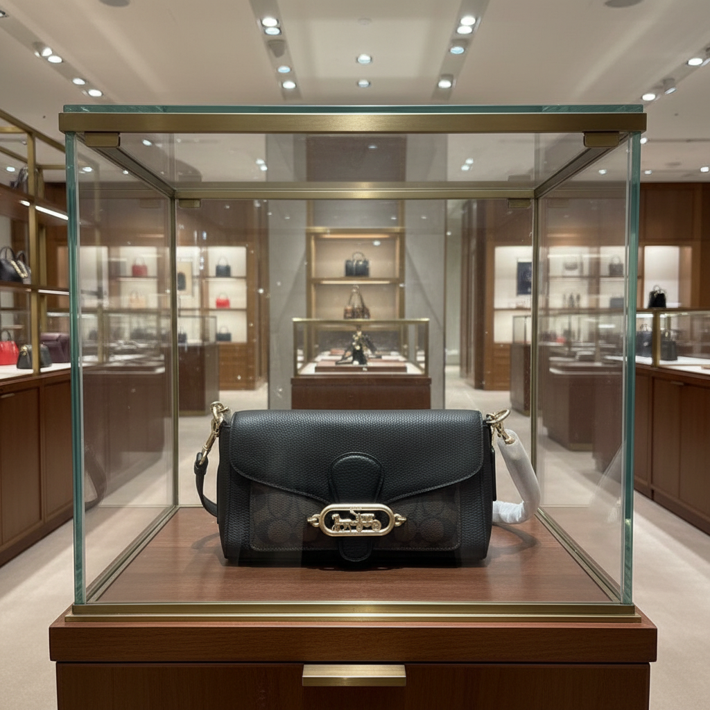 COACH JADE SHOULDER BAG/CROSSBODY BAG - SIGNATURE CANVAS & PEBBLE LEATHER