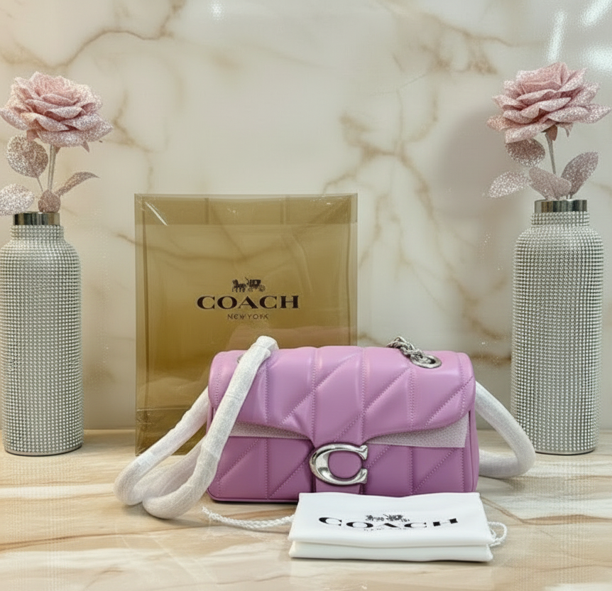Coach Tabby 20 With Pillow Quilting Shoulder Bag/Crossbody