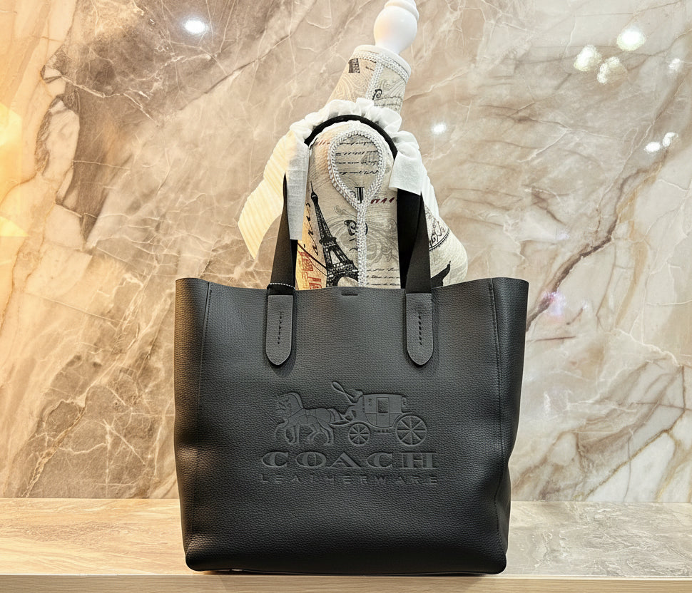 حقيبة كوتش غروف كبيرة - جلد