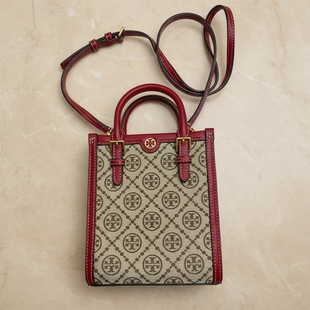 SALE‼️‼️TORY BURCH MINI JACQUARD T MONOGRAM TOTE -
