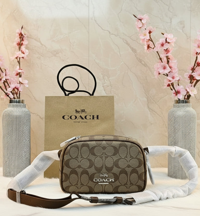 COACH PACE BODY BAG / BELTBAG - SIGNATURE BROWN