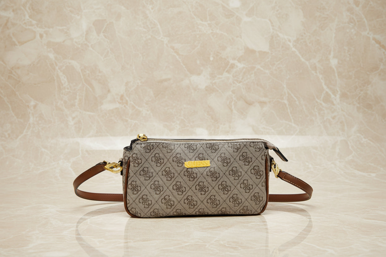 GUESS IZZY DOUBLE POUCH CROSSBODY