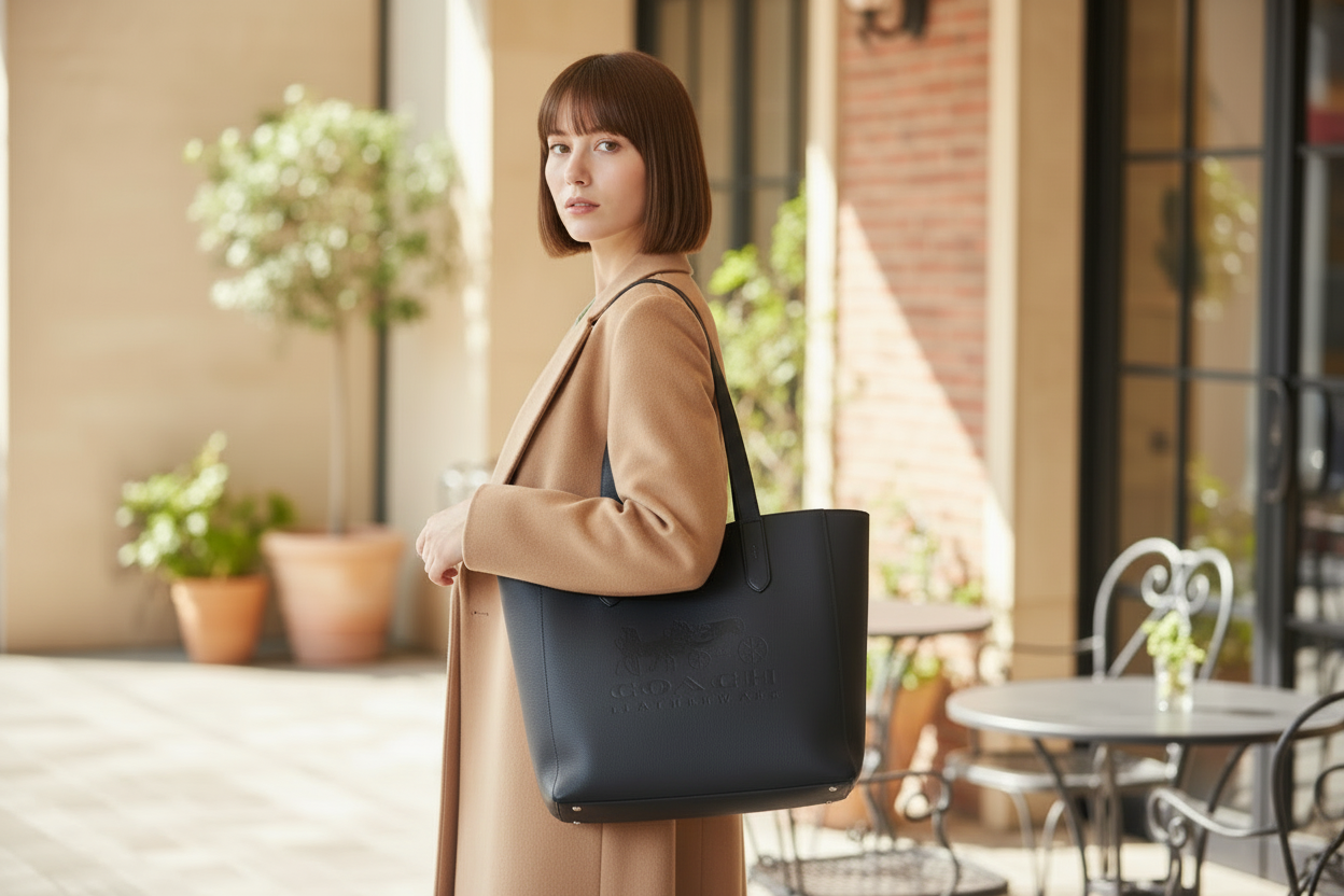 COACH GROVE TOTE LARGE - LEATHER