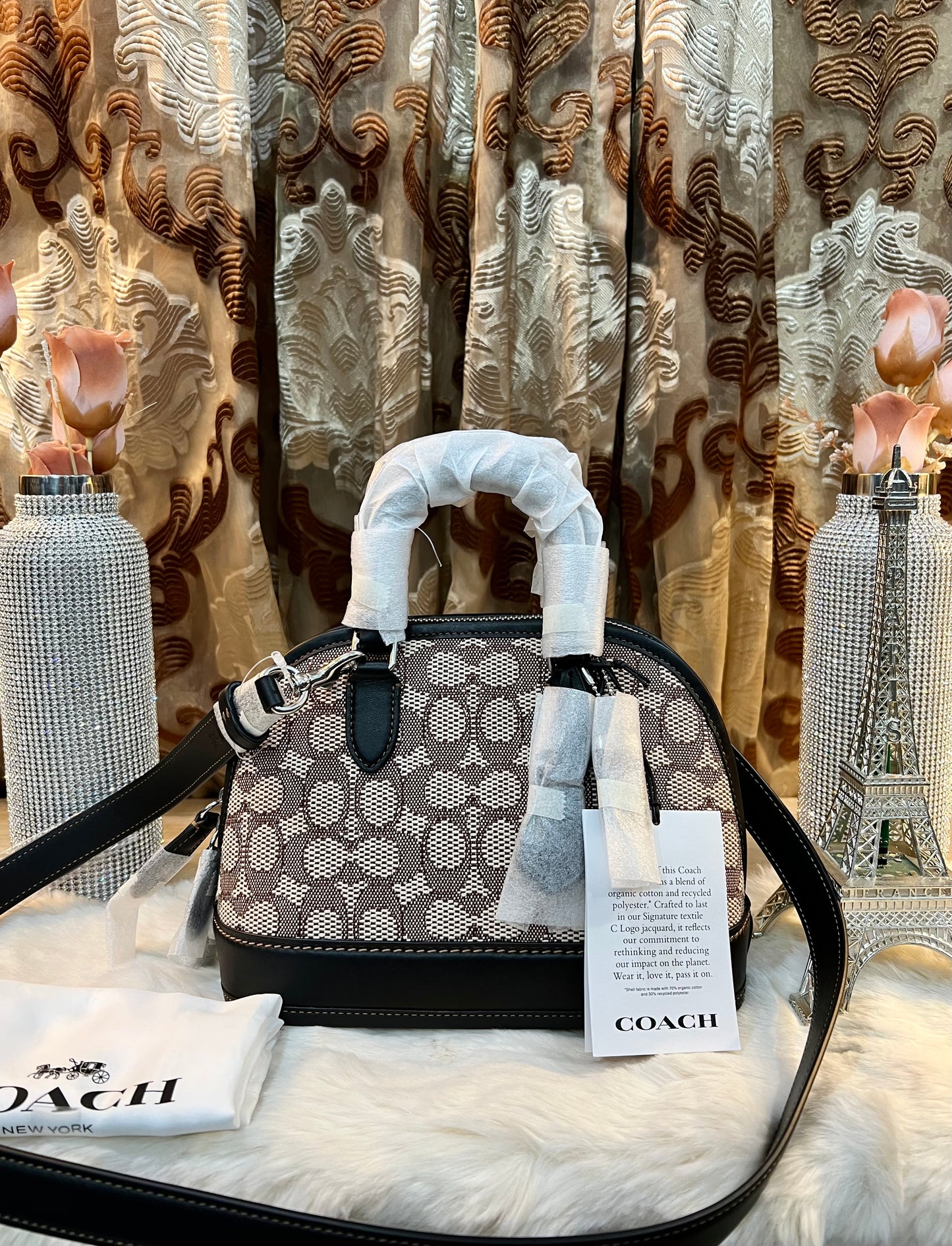 COACH REVEL BAG 24 IN SIGNATURE TEXTILE JACQUARD
