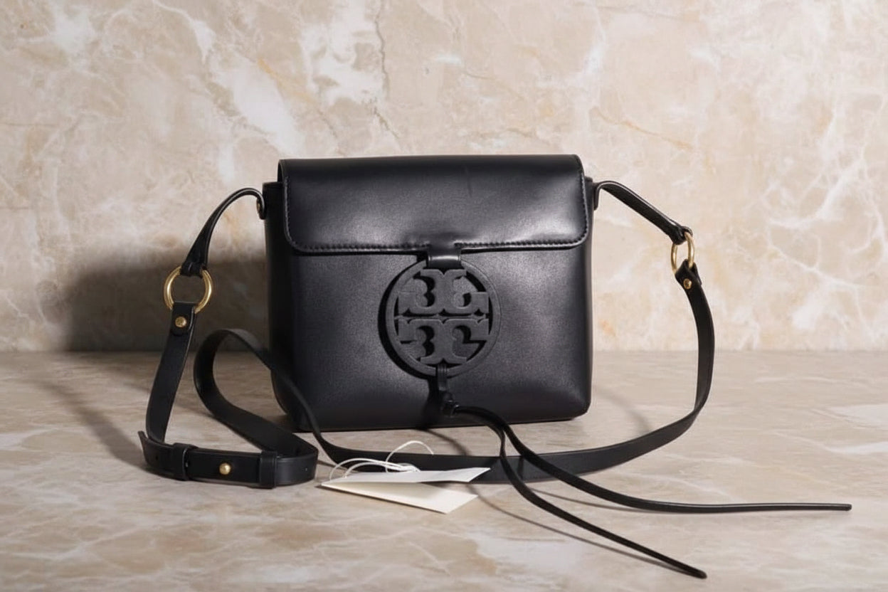 TORY BURCH MILLER CROSSBODY - BLACK
