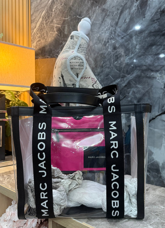 حقيبة مارك جاكوبس شفافة - كبيرة