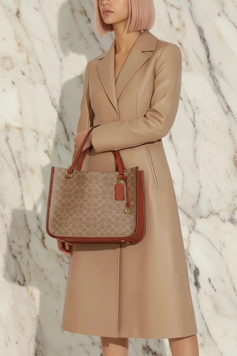COACH TYLER CARRYALL 28 IN SIGNATURE CANVAS
