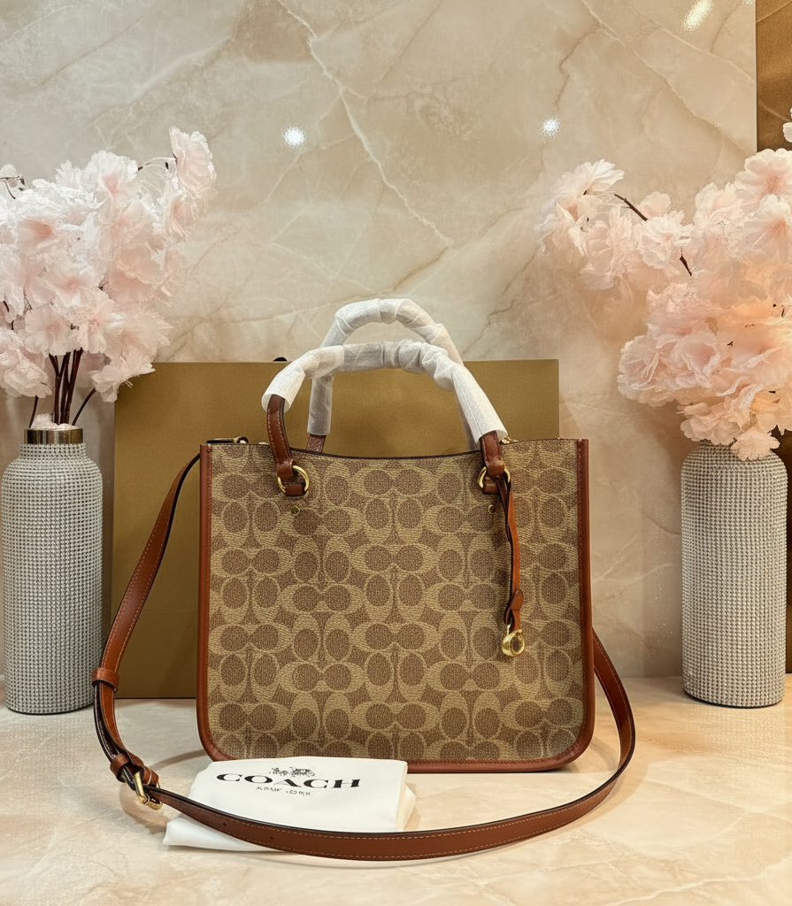 COACH TYLER CARRYALL 28 IN SIGNATURE CANVAS