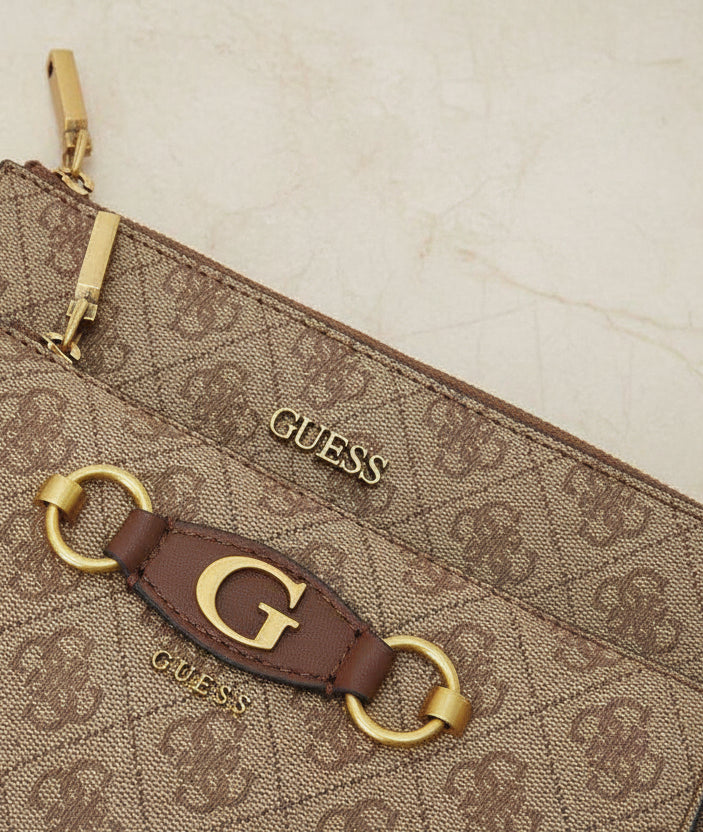 GUESS IZZY DOUBLE POUCH CROSSBODY