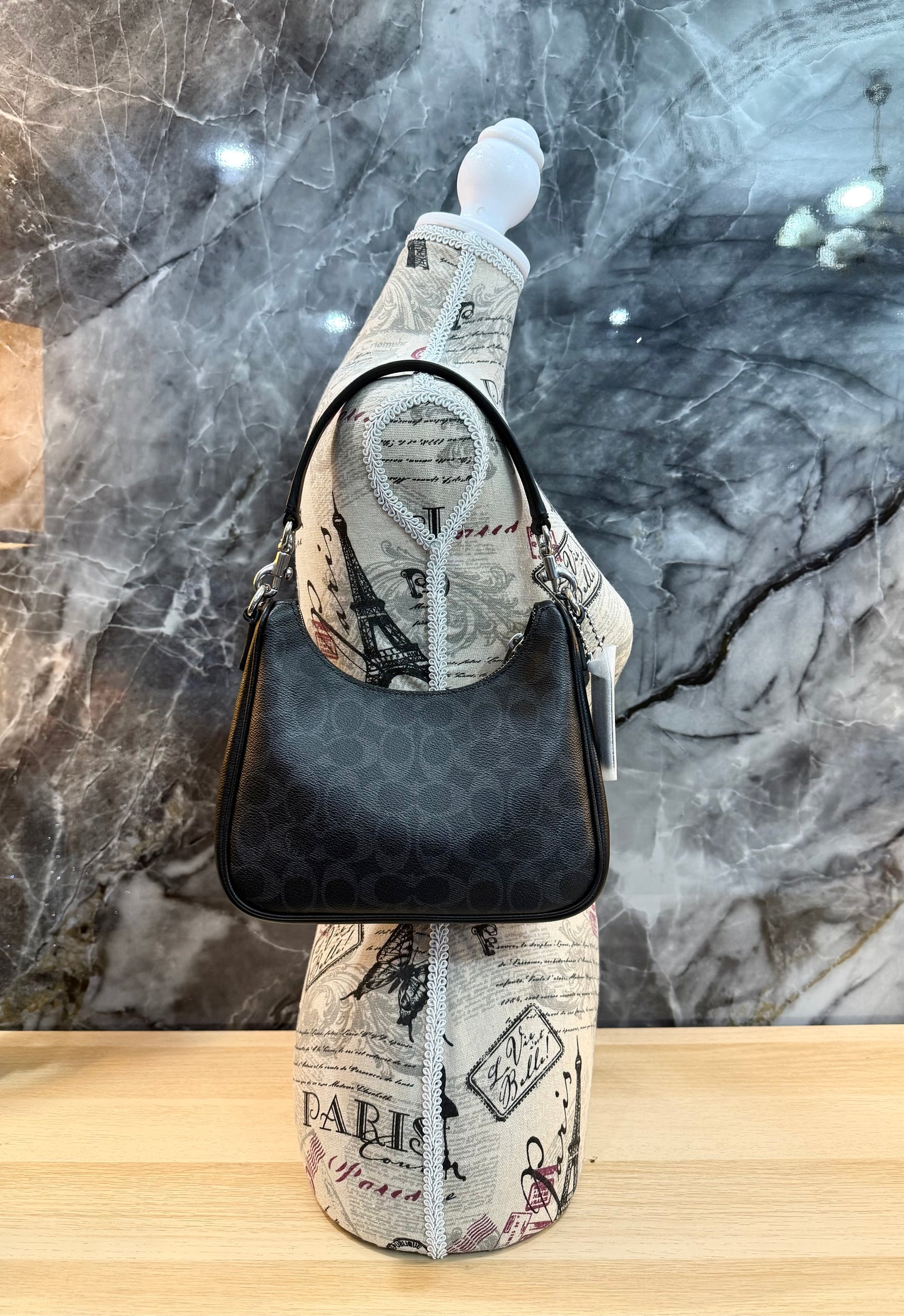 COACH NOLAN SHOULDER BAG/CROSSBODY- SIGNATURE COATED CANVAS