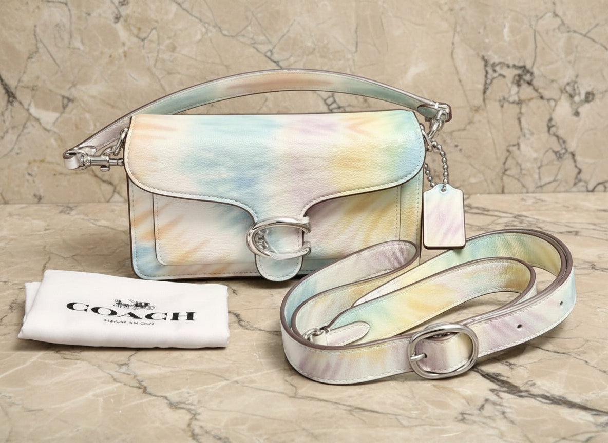 COACH TABBY 20 TIE DYE PRINT SHOULDER BAG/CROSSBODY BAG