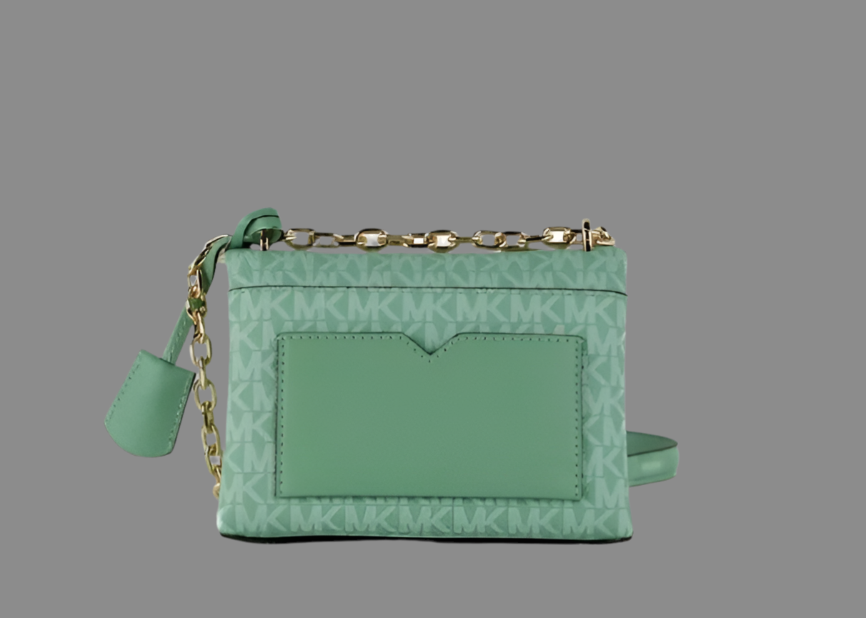 MICHAEL KORS MINI CECE - MONO SEA GREEN