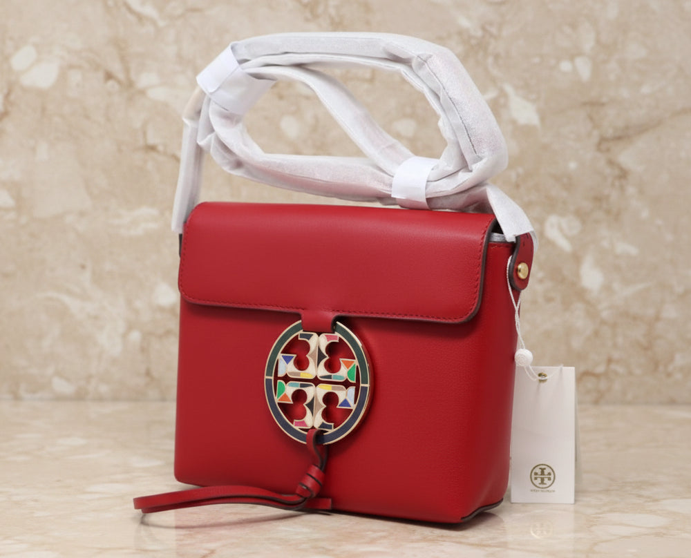 TORY BURCH MILLER STAINED GLASS LEATHER CROSSBODY