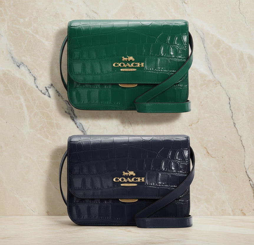 COACH BRYNN FLAP CROSSBODY - MIDNIGHT NAVY