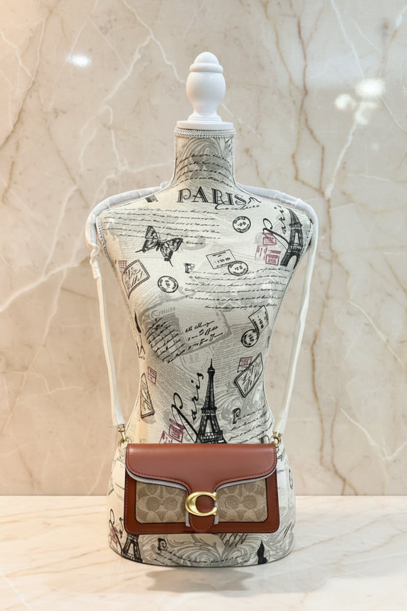 Coach Tabby Chain Clutch In Signature Canvas 21