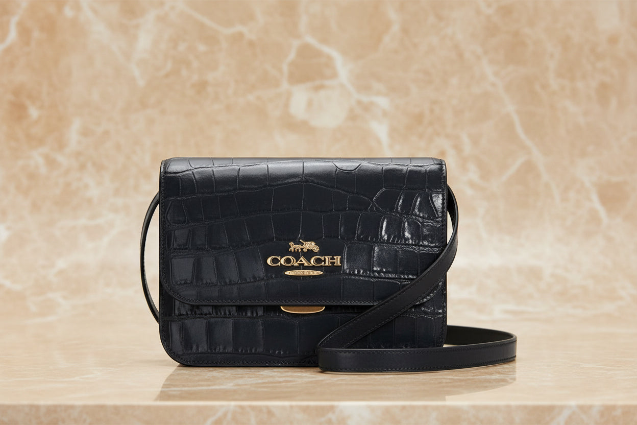 COACH BRYNN FLAP CROSSBODY - MIDNIGHT NAVY