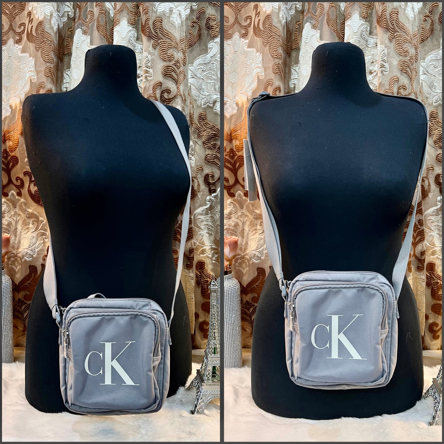 CALVIN KLEIN SPORT ESSENTIAL CAMERA BAG 17 - GRAY