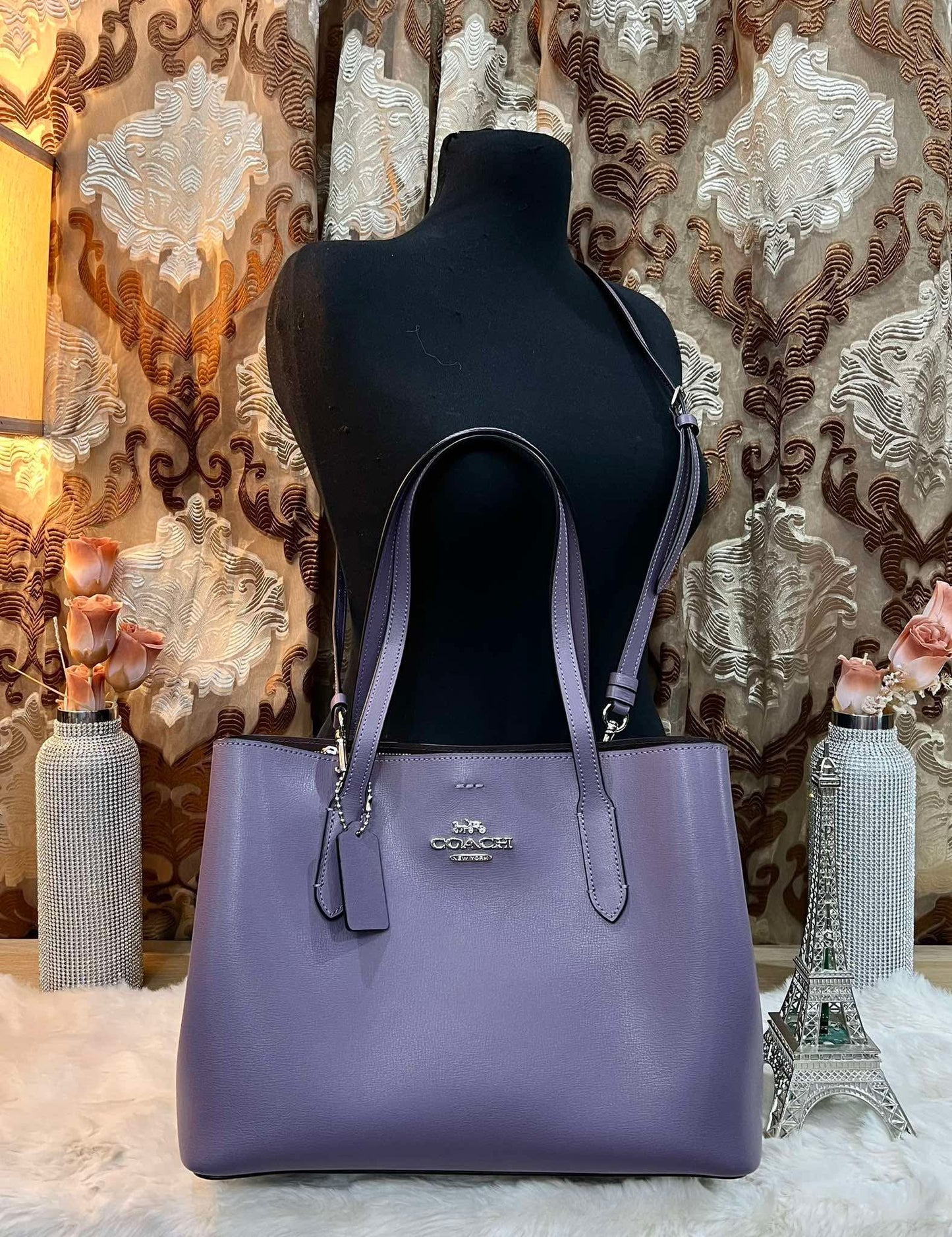 COACH AVENUE CARRYALL - DUSTY/LAVENDER COLOR