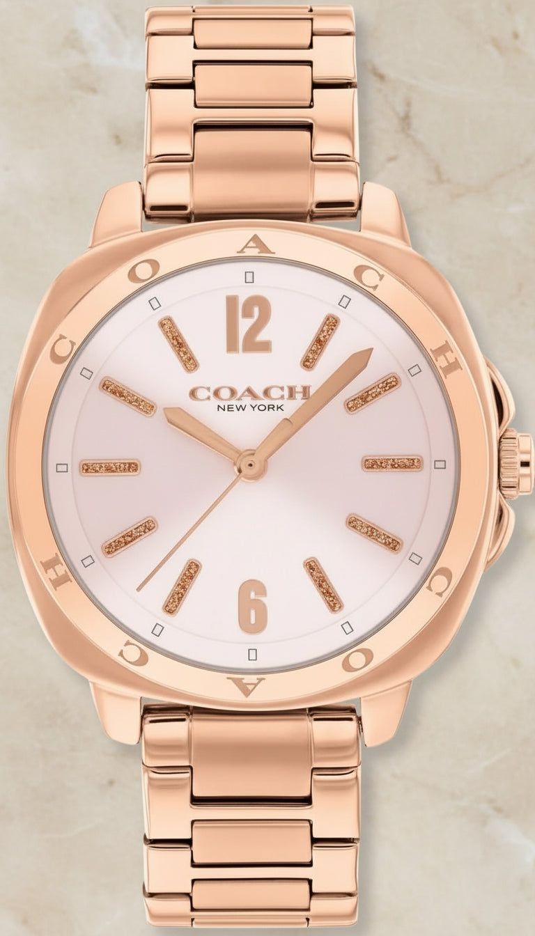 COACH KITT WATCH FOR WOMEN - ROSEGOLD