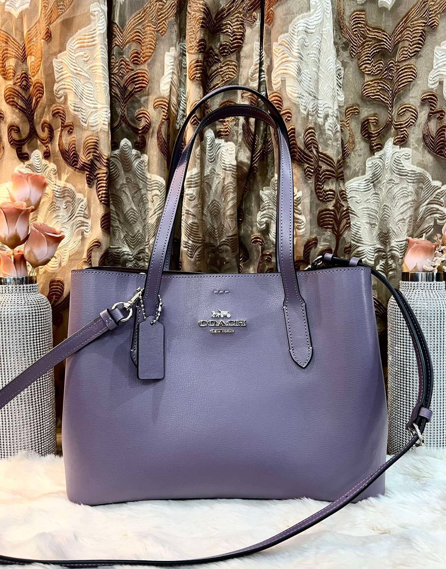 COACH AVENUE CARRYALL - DUSTY/LAVENDER COLOR