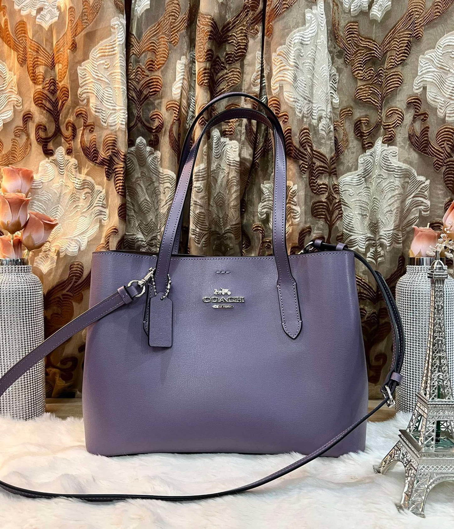 COACH AVENUE CARRYALL - DUSTY/LAVENDER COLOR