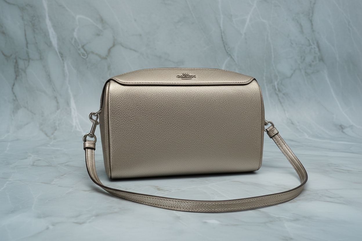 COACH BENETTE MICRO - PLATINUM GOLD