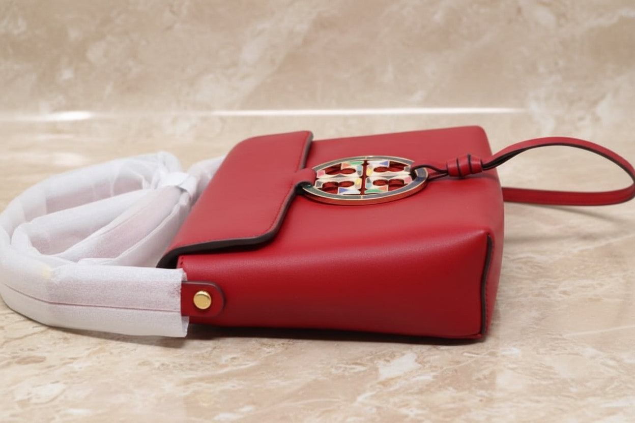 TORY BURCH MILLER STAINED GLASS LEATHER CROSSBODY