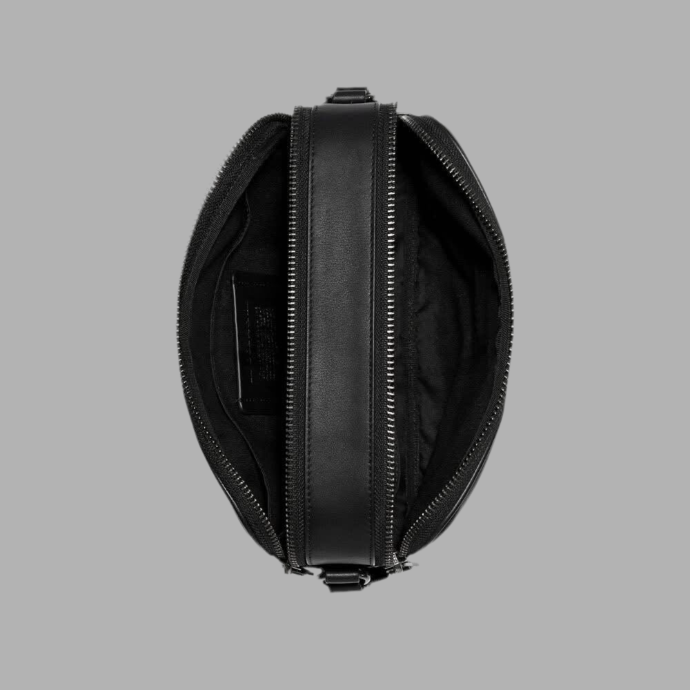 COACH GRAHAM CROSSBODY - SIGNATURE COATED CANVAS/CHARCOAL BLACK