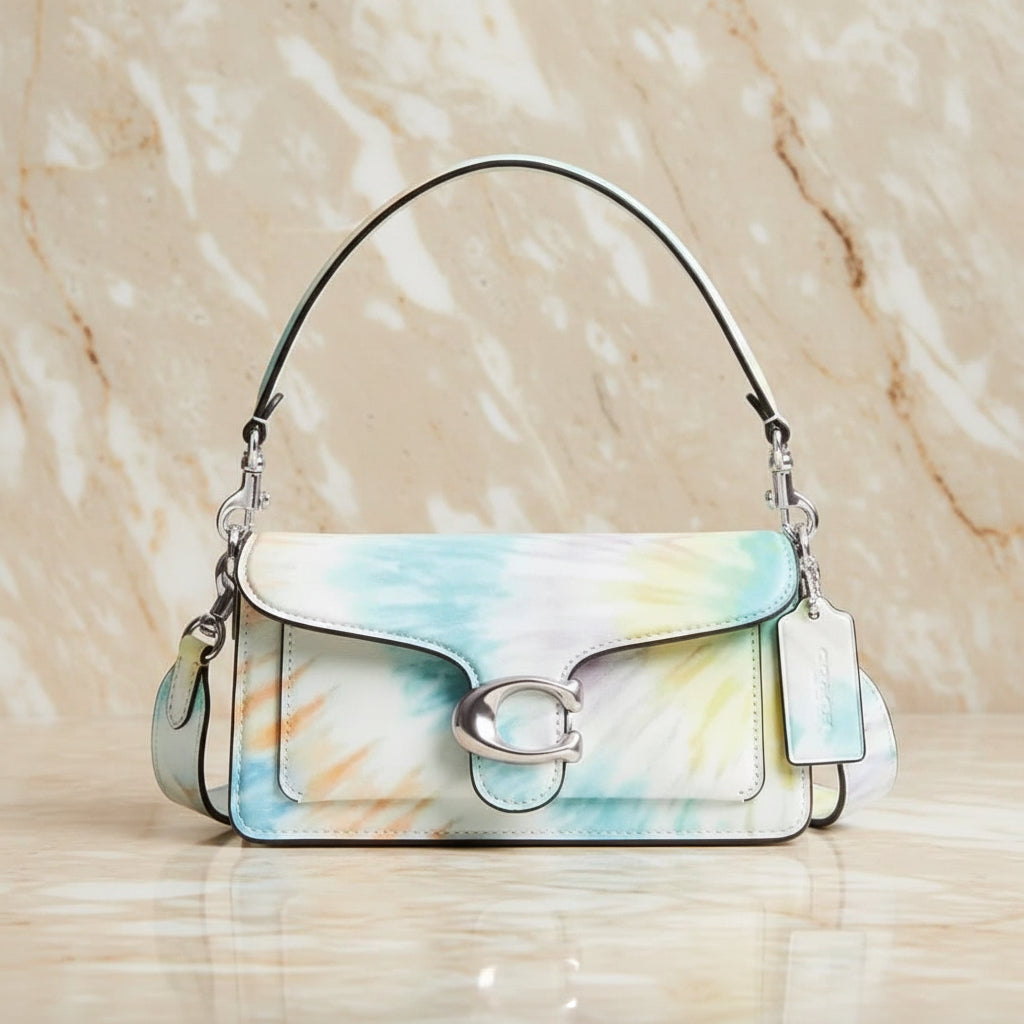 COACH TABBY 20 TIE DYE PRINT SHOULDER BAG/CROSSBODY BAG