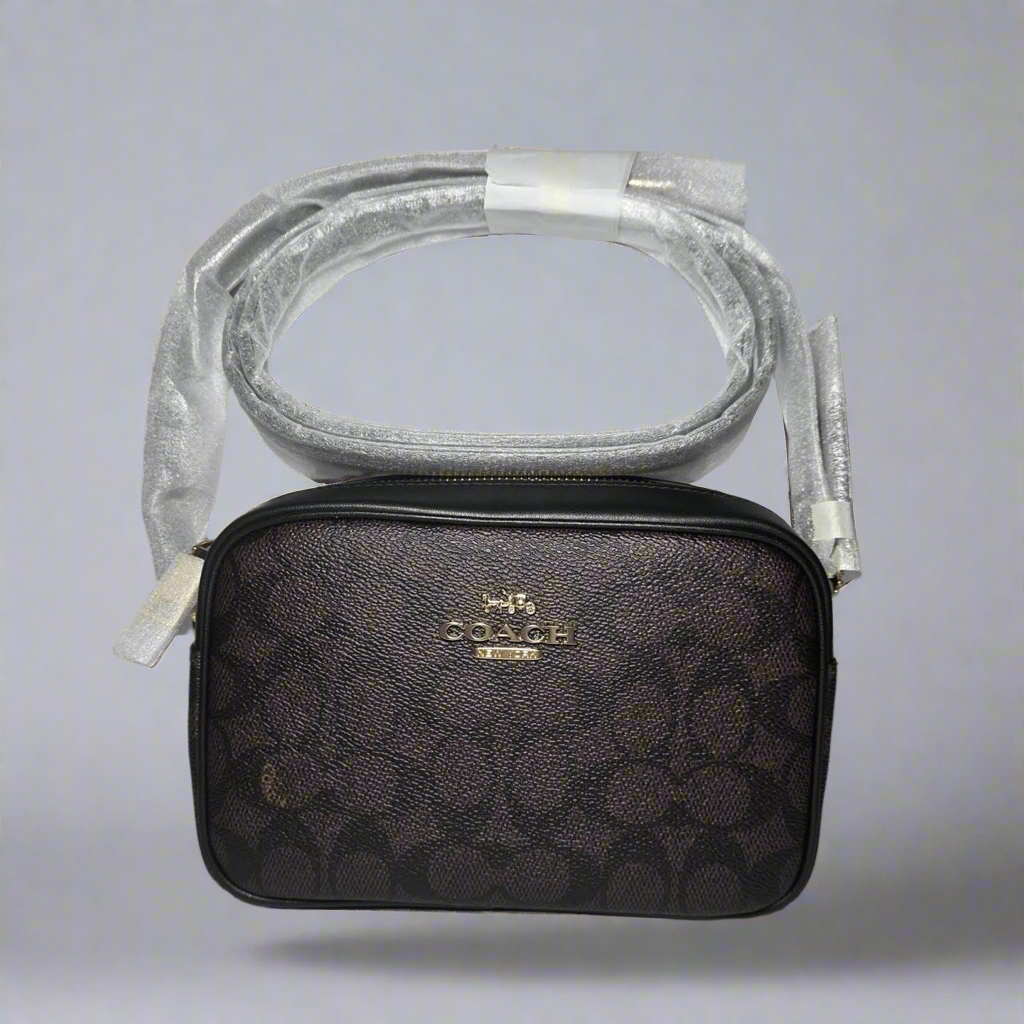 COACH MINI JAMIE SIGNATURE COATED CANVAS