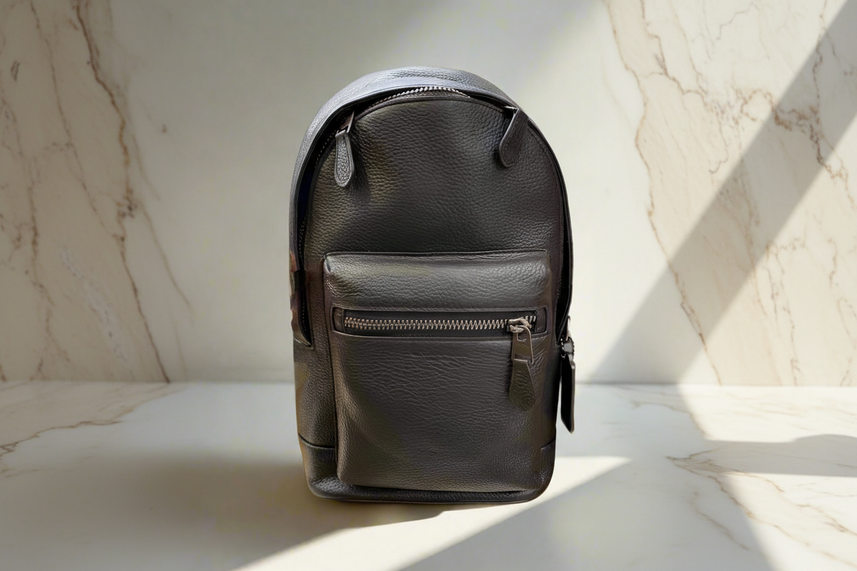 COACH WEST PACK REFINED PEBBLE LEATHER