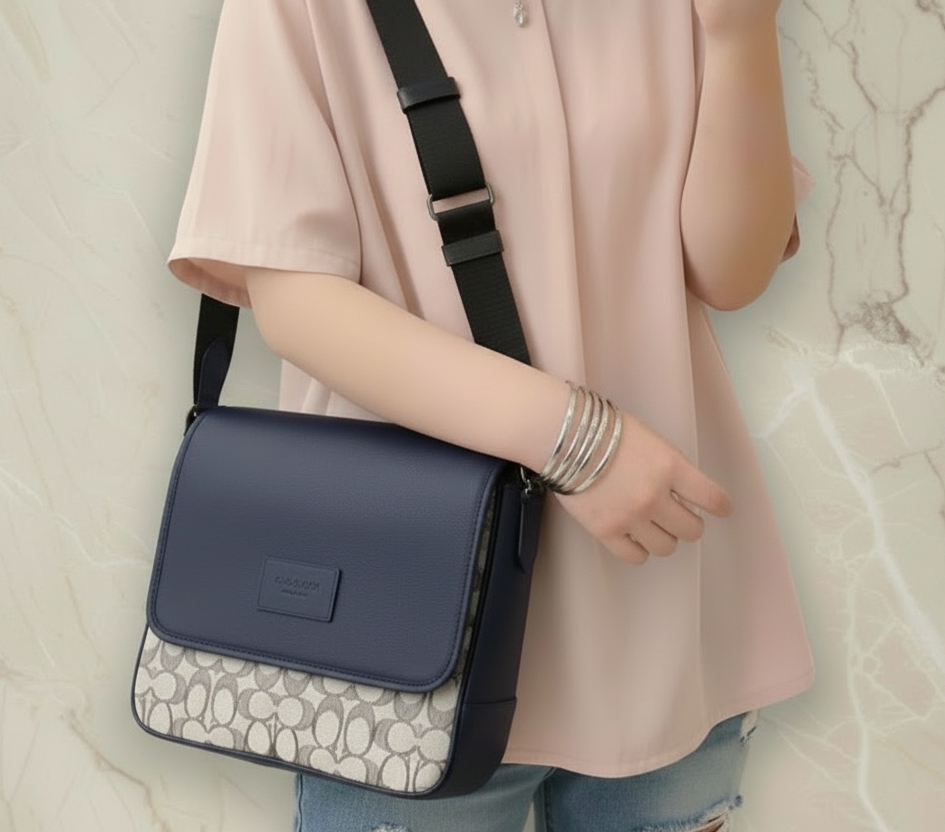 حقيبة كوتش سبرينت ماب 25 سيجنتشر جاكار أزرق