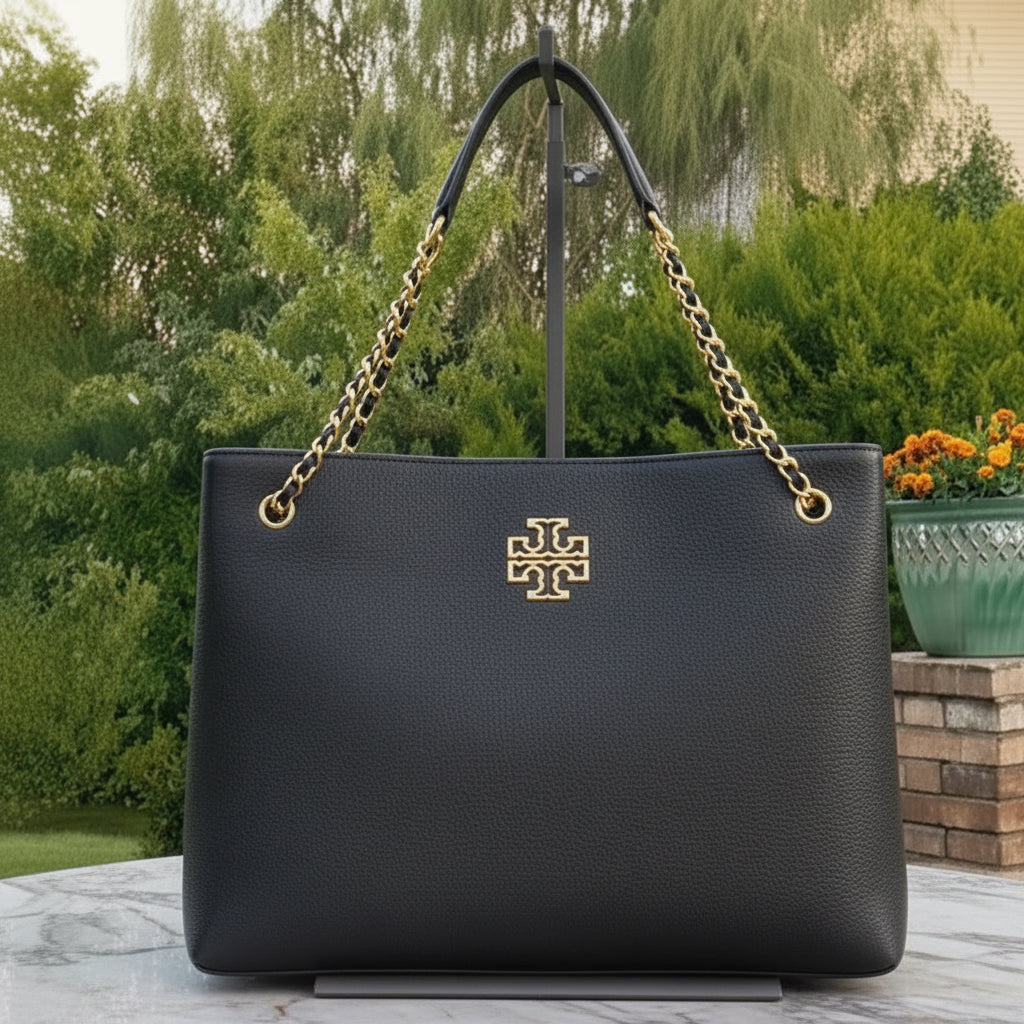 TORY BURCH BRITTEN TRIPLE COMPARTMENT TOTE