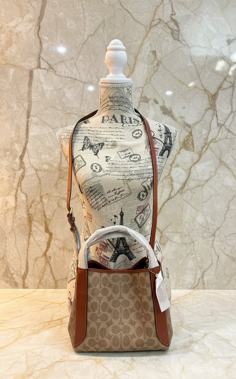 حذاء كوتش هادلي هوبو 21 - قماش مميز بلون بني صدئ