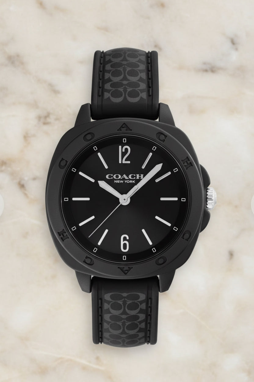 ساعة كوتش كيت التناظرية للنساء